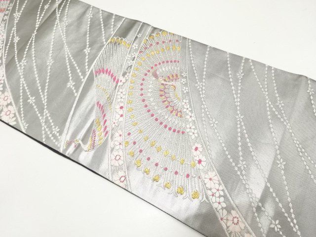 JAPANESE FUKURO OBI / WOVEN FLOWER